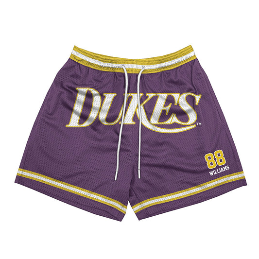 JMU - NCAA Football : Dylan Williams - Vintage Dukes Shorts-0