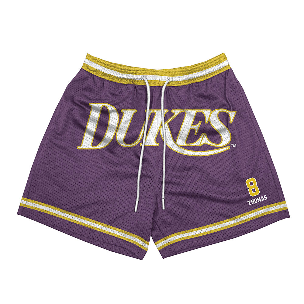 JMU - NCAA Football : Amar Thomas - Vintage Dukes Shorts-0