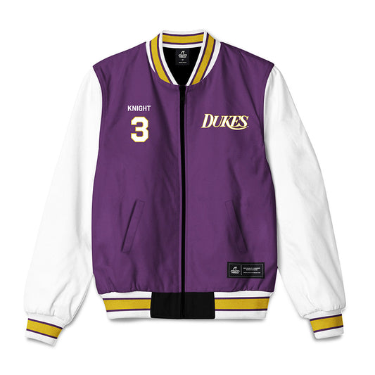 JMU - NCAA Football : Wayne Knight - Vintage Dukes Bomber Jacket-0
