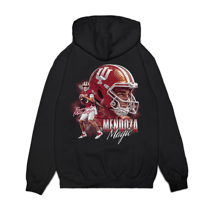 Indiana - NCAA Football : Fernando Mendoza - Premium Hooded Sweatshirt-1