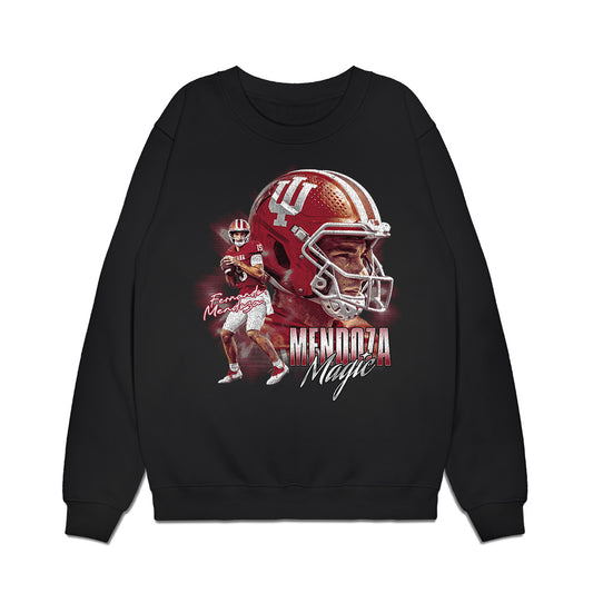 Indiana - NCAA Football : Fernando Mendoza - Collage Premium Crewneck Sweatshirt-0