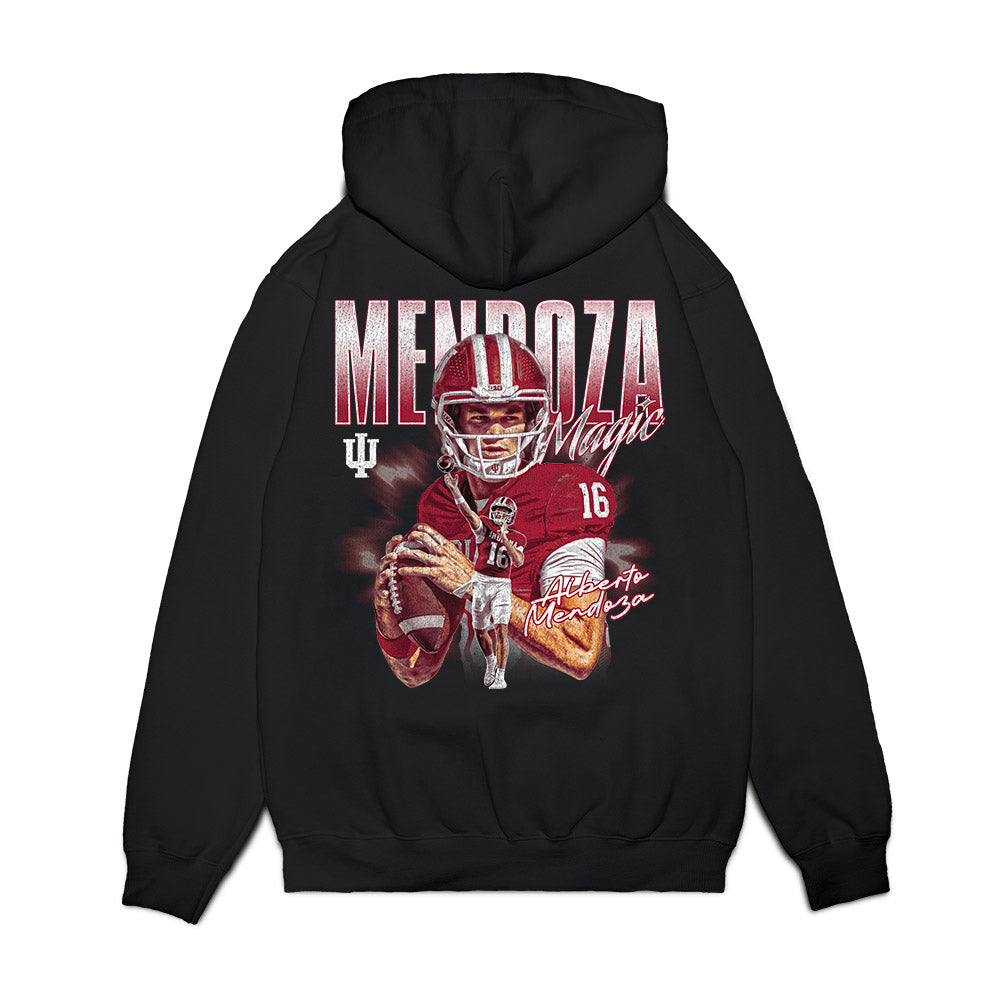 Indiana - NCAA Football : Alberto Mendoza - Premium Hooded Sweatshirt-1