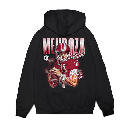 Indiana - NCAA Football : Alberto Mendoza - Premium Hooded Sweatshirt-1