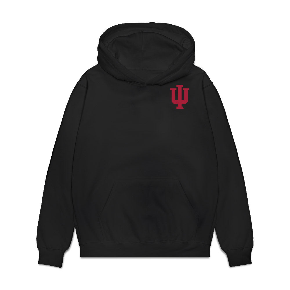Indiana - NCAA Football : Alberto Mendoza - Premium Hooded Sweatshirt-0