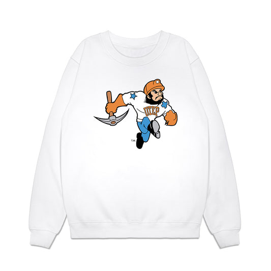 UTEP - NCAA Football : Zach Rodriguez - Vintage Miners Premium Crewneck Sweatshirt-0