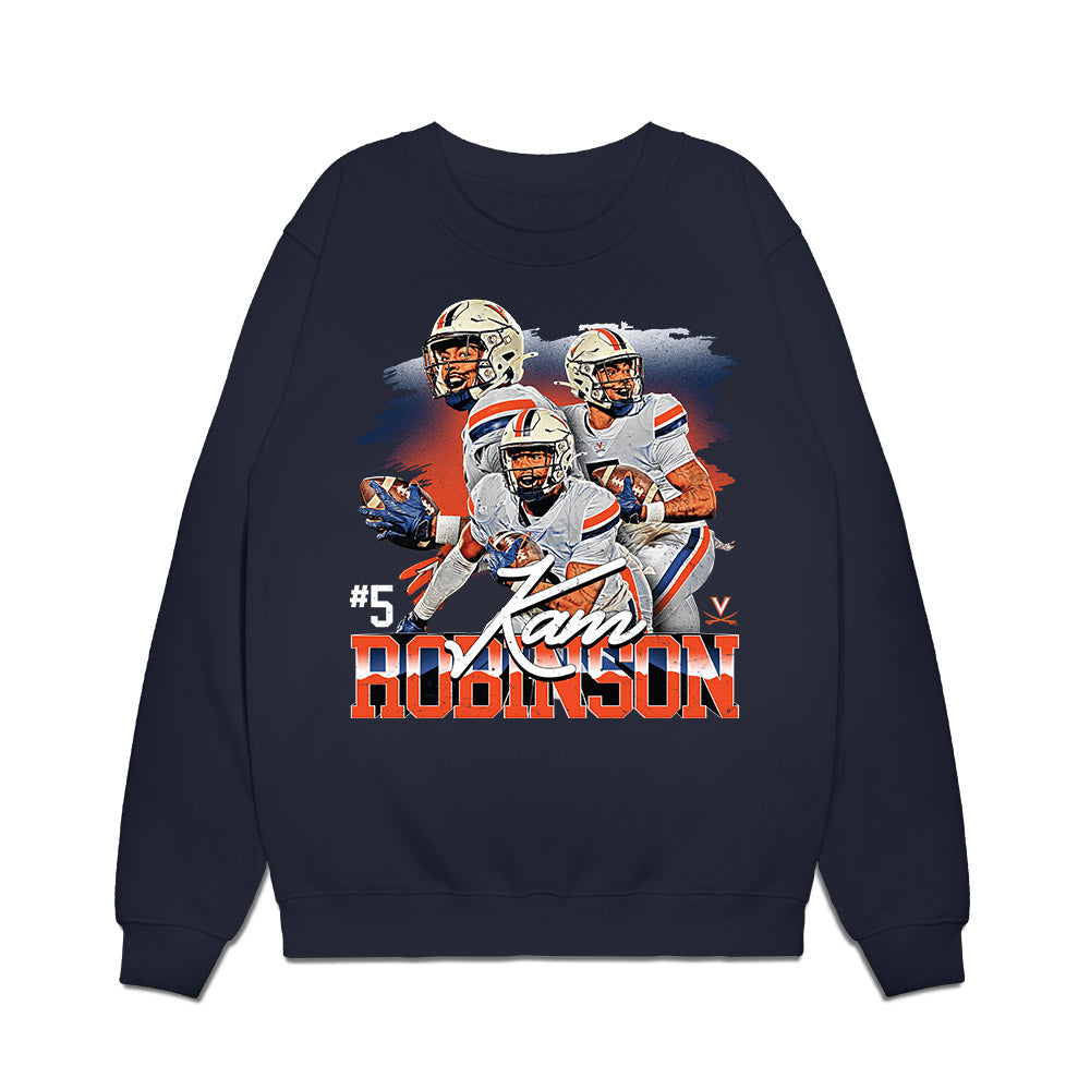 Virginia - NCAA Football : - Premium Crewneck Sweatshirt-0