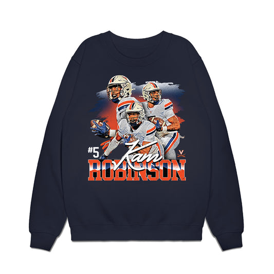 Virginia - NCAA Football : - Premium Crewneck Sweatshirt-0