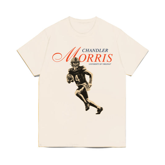 Virginia - NCAA Football : Chandler Morris - Legacy Comfort Colors T-Shirt-0