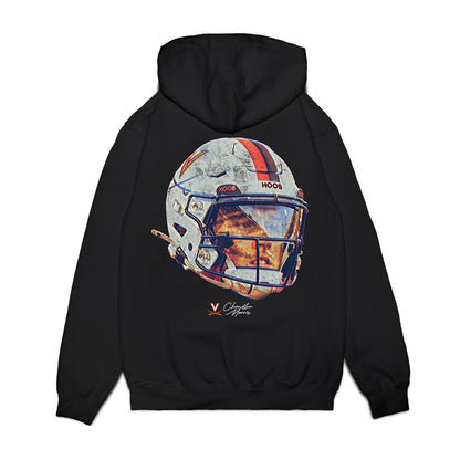Virginia - NCAA Football : Chandler Morris - Game Face Premium Hooded Sweatshirt-1