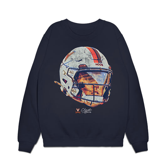 Virginia - NCAA Football : Chandler Morris - Game Face Premium Crewneck Sweatshirt-0
