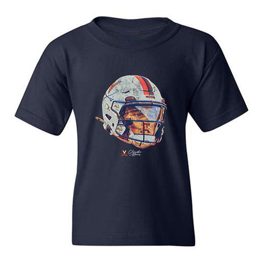 Virginia - NCAA Football : Chandler Morris - Game Face Youth T-Shirt-0