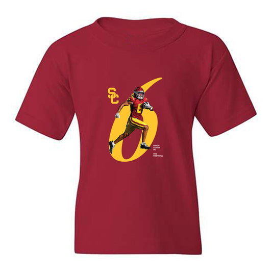 USC - NCAA Football : Makai Lemon - Breakthrough Series Youth T-Shirt-0