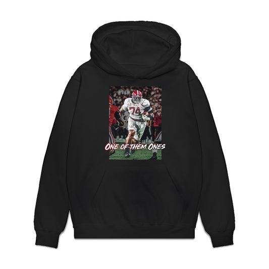 Alabama - NCAA Football : Kadyn Proctor - One of Them Ones Premium Hooded Sweatshirt-0