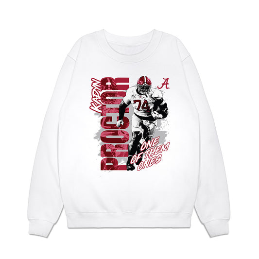 Alabama - NCAA Football : Kadyn Proctor - Collage Premium Crewneck Sweatshirt-0