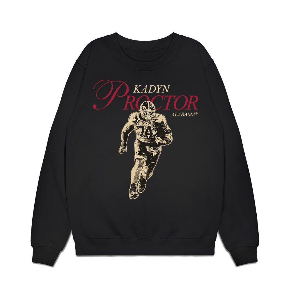 Alabama - NCAA Football : Kadyn Proctor - Legacy Premium Crewneck Sweatshirt-0