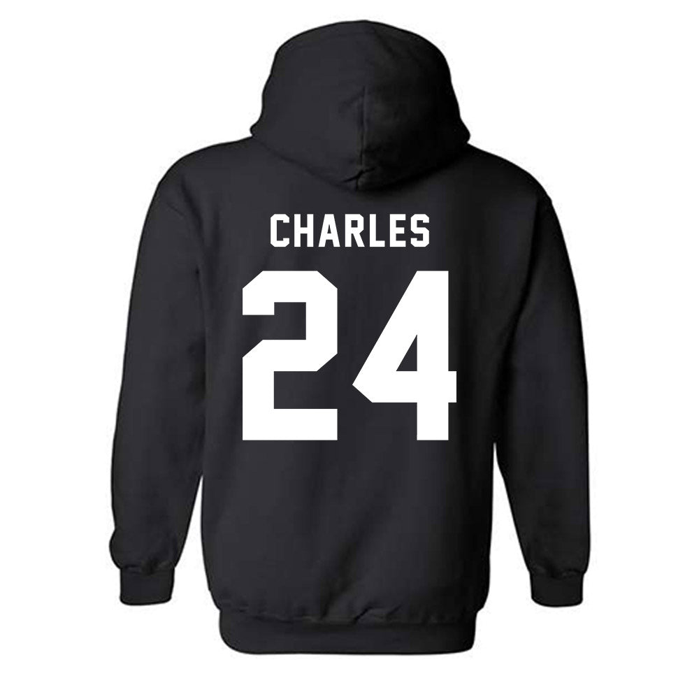 St. Bonaventure - NCAA Men's Basketball : Cayden Charles - Classic Shersey Hooded Sweatshirt-1