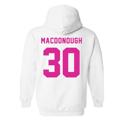 St. Bonaventure - NCAA Women's Basketball : Elyse MacDonough - BCA Classic Shersey Hooded Sweatshirt-1
