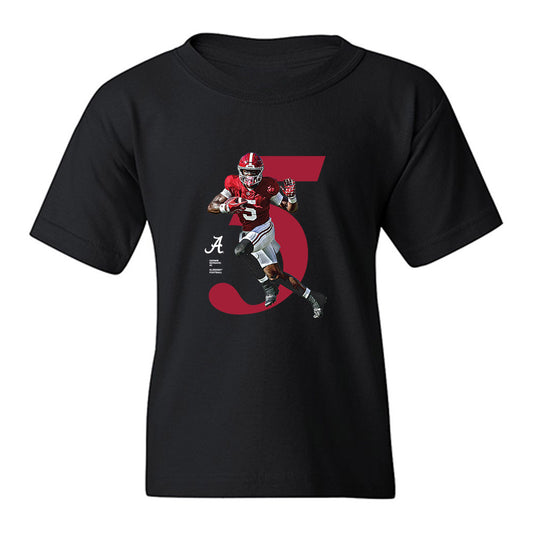 Alabama - NCAA Football : Germie Bernard - Breakthrough Series Youth T-Shirt-0