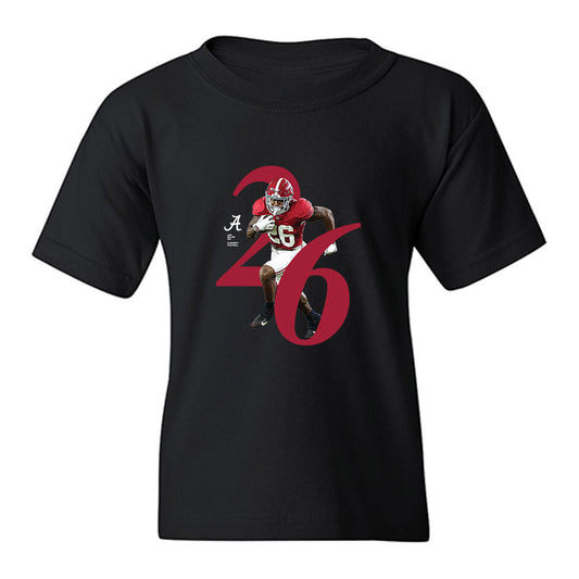 Alabama - NCAA Football : Jamarion Miller - Breakthrough Series Youth T-Shirt-0