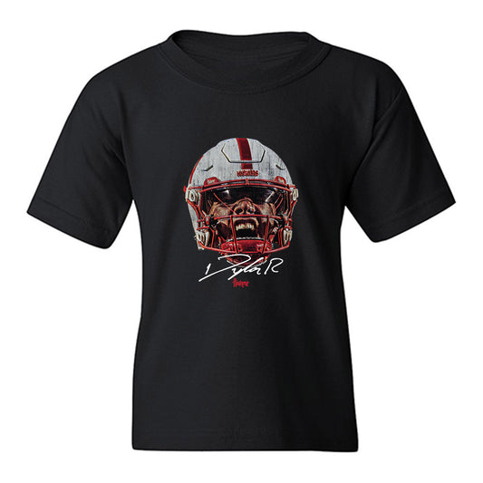 Nebraska - NCAA Football : Dylan Raiola - Game Face Youth T-Shirt-0