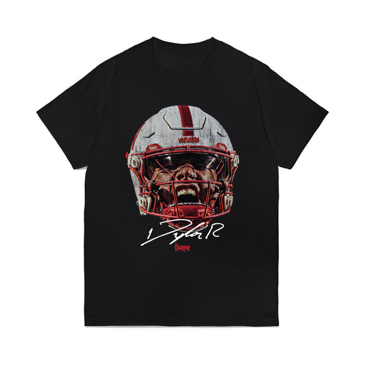 Nebraska - NCAA Football : Dylan Raiola - Game Face Comfort Colors T-Shirt-0