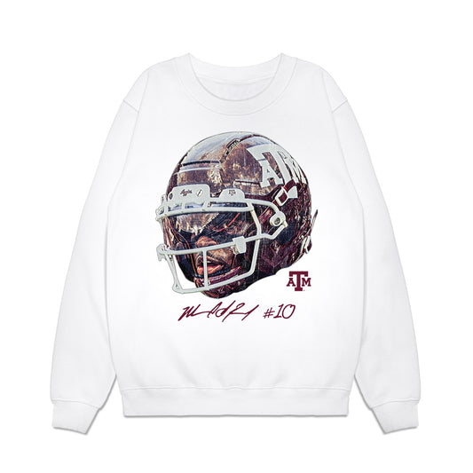 Texas A&M - NCAA Football : Marcel Reed - Game Face Premium Crewneck Sweatshirt-0