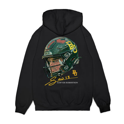 Baylor - NCAA Football : Sawyer Robertson - Game Face Premium Hooded Sweatshirt-1