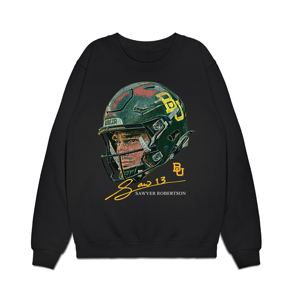 Baylor - NCAA Football : Sawyer Robertson - Game Face Premium Crewneck Sweatshirt-0