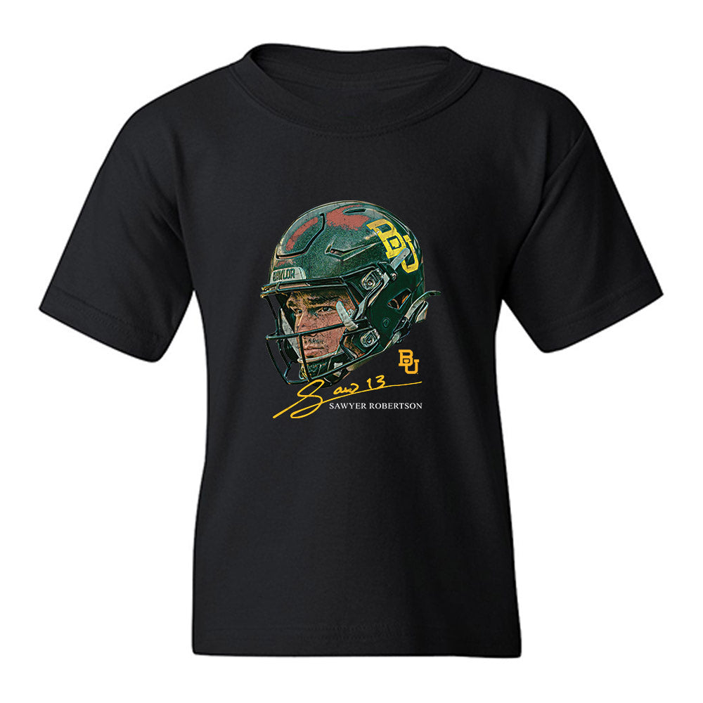 Baylor - NCAA Football : Sawyer Robertson - Game Face Youth T-Shirt-0