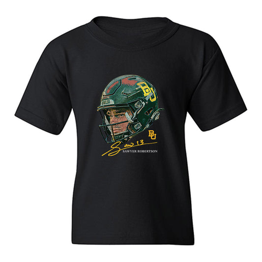 Baylor - NCAA Football : Sawyer Robertson - Game Face Youth T-Shirt-0