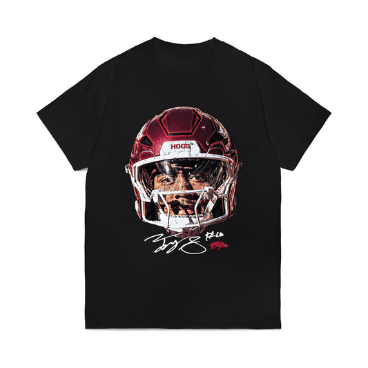 Arkansas - NCAA Football : Taylen Green - Game Face Comfort Colors T-Shirt-0