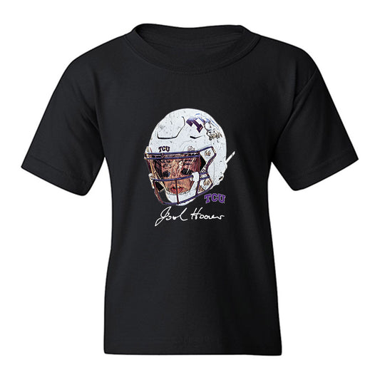 TCU - NCAA Football : Josh Hoover - Game Face Youth T-Shirt-0