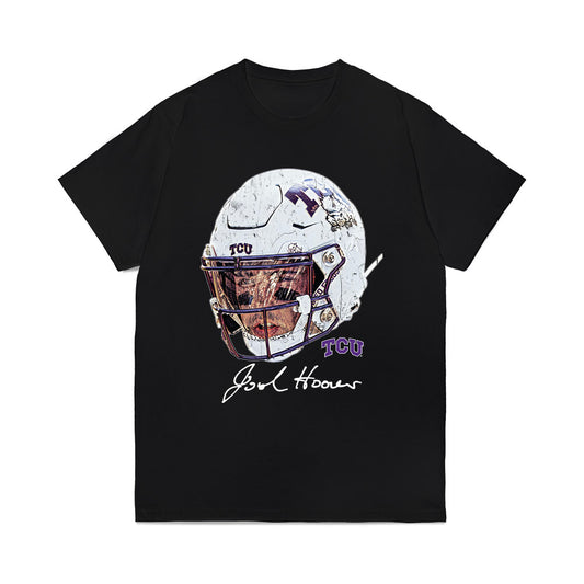 TCU - NCAA Football : Josh Hoover - Game Face Comfort Colors T-Shirt-0