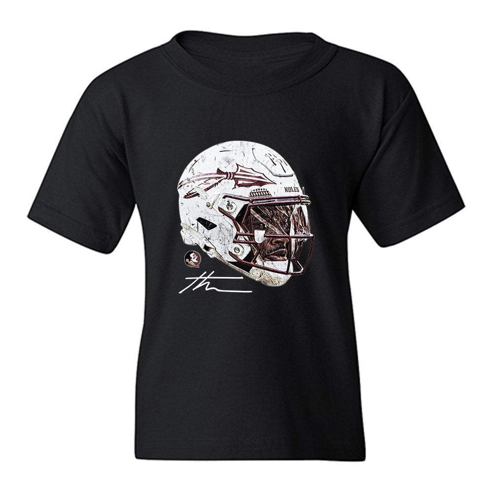 FSU - NCAA Football : Thomas Castellanos - Game Face Youth T-Shirt-0