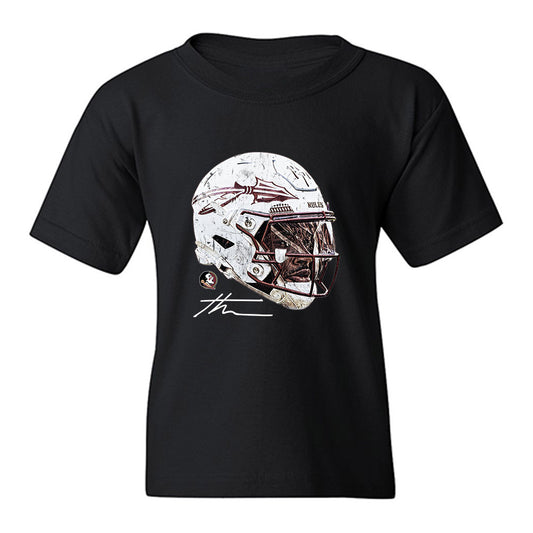 FSU - NCAA Football : Thomas Castellanos - Game Face Youth T-Shirt-0