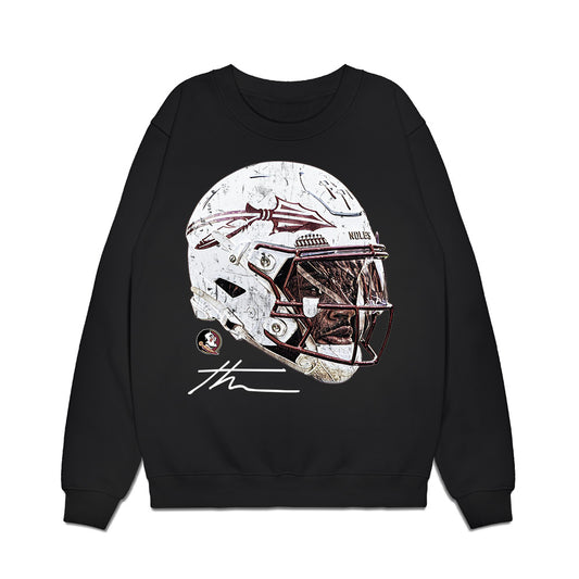 FSU - NCAA Football : Thomas Castellanos - Game Face Premium Crewneck Sweatshirt-0