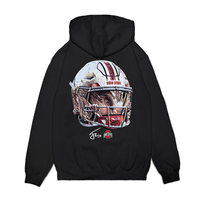 Ohio State - NCAA Football : Julian Sayin - Game Face Premium Hooded Sweatshirt-1