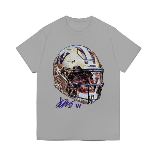 Washington - NCAA Football : Demond Williams Jr - Game Face Comfort Colors T-Shirt-0