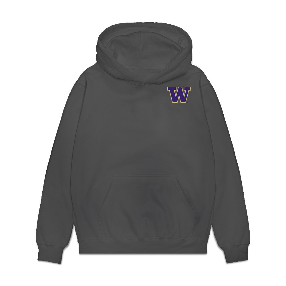 Washington - NCAA Football : Demond Williams Jr - Game Face Premium Hooded Sweatshirt-0