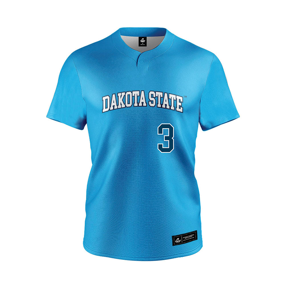 Dakota State - NCAA Baseball : Connor Raney - Blue Jersey-0