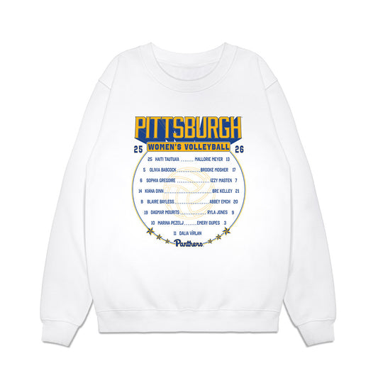Pittsburgh - NCAA Women's Volleyball : - Roster Premium Crewneck Sweatshirt-0