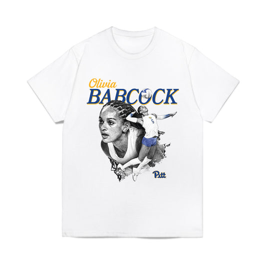 Pittsburgh - NCAA Women's Volleyball : Olivia Babcock - Collage Comfort Colors T-Shirt-0