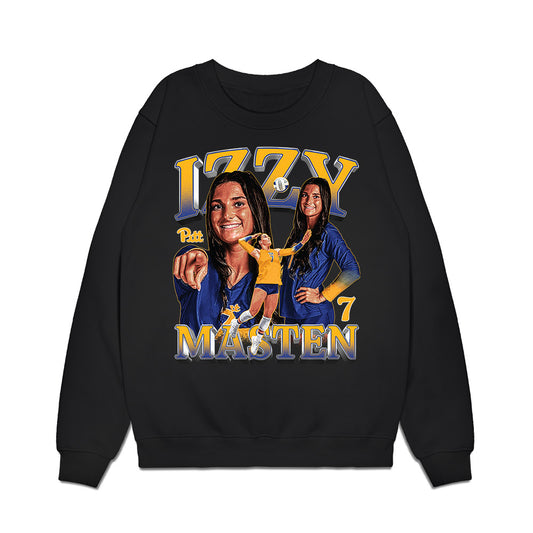 Pittsburgh - NCAA Women's Volleyball : Izzy Masten - Collage Premium Crewneck Sweatshirt-0