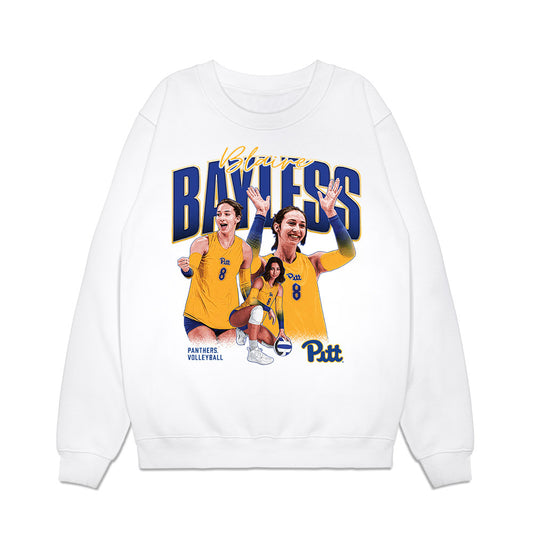 Pittsburgh - NCAA Women's Volleyball : Blaire Bayless - Collage Premium Crewneck Sweatshirt-0