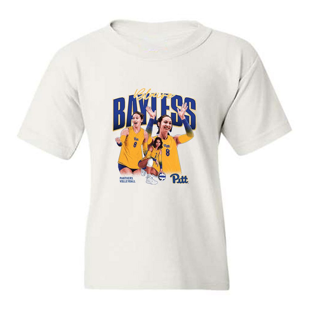 Pittsburgh - NCAA Women's Volleyball : Blaire Bayless - Collage Youth T-Shirt-0