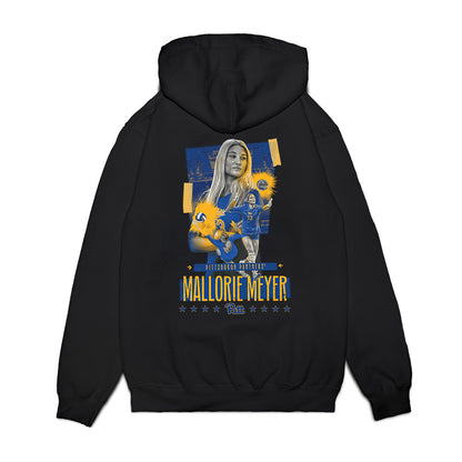 Pittsburgh - NCAA Women's Volleyball : Mallorie Meyer - Collage Premium Hooded Sweatshirt-1