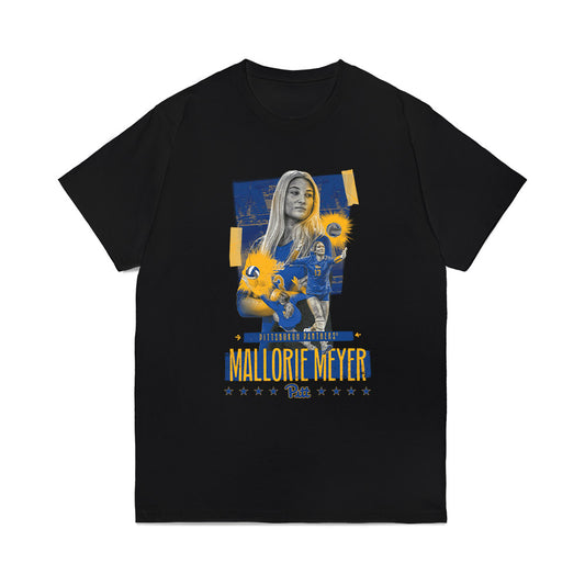 Pittsburgh - NCAA Women's Volleyball : Mallorie Meyer - Collage Comfort Colors T-Shirt-0
