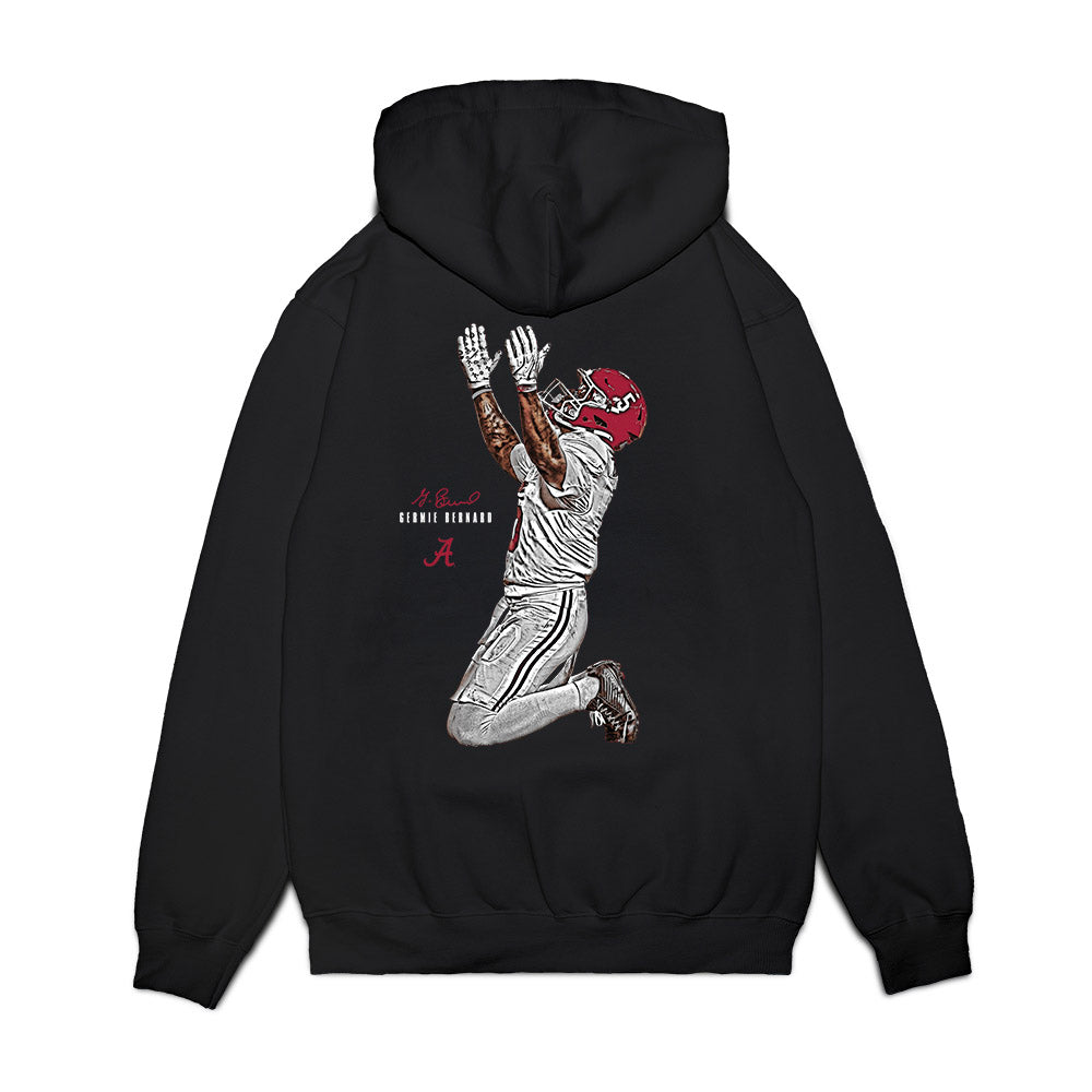 Alabama - NCAA Football : Germie Bernard - Graphic Tee Premium Hooded Sweatshirt-1