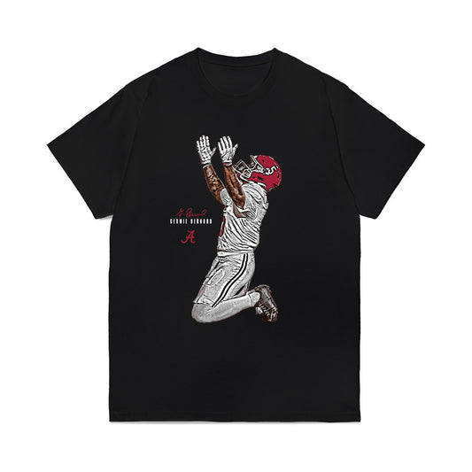 Alabama - NCAA Football : Germie Bernard - Graphic Tee Comfort Colors T-Shirt-0