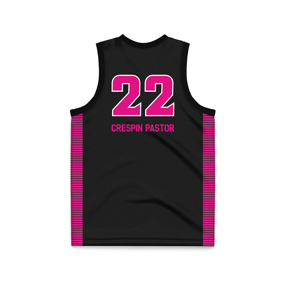 VCU - NCAA Women's Basketball : Laia Crespin Pastor - Black Basketball Jersey-1